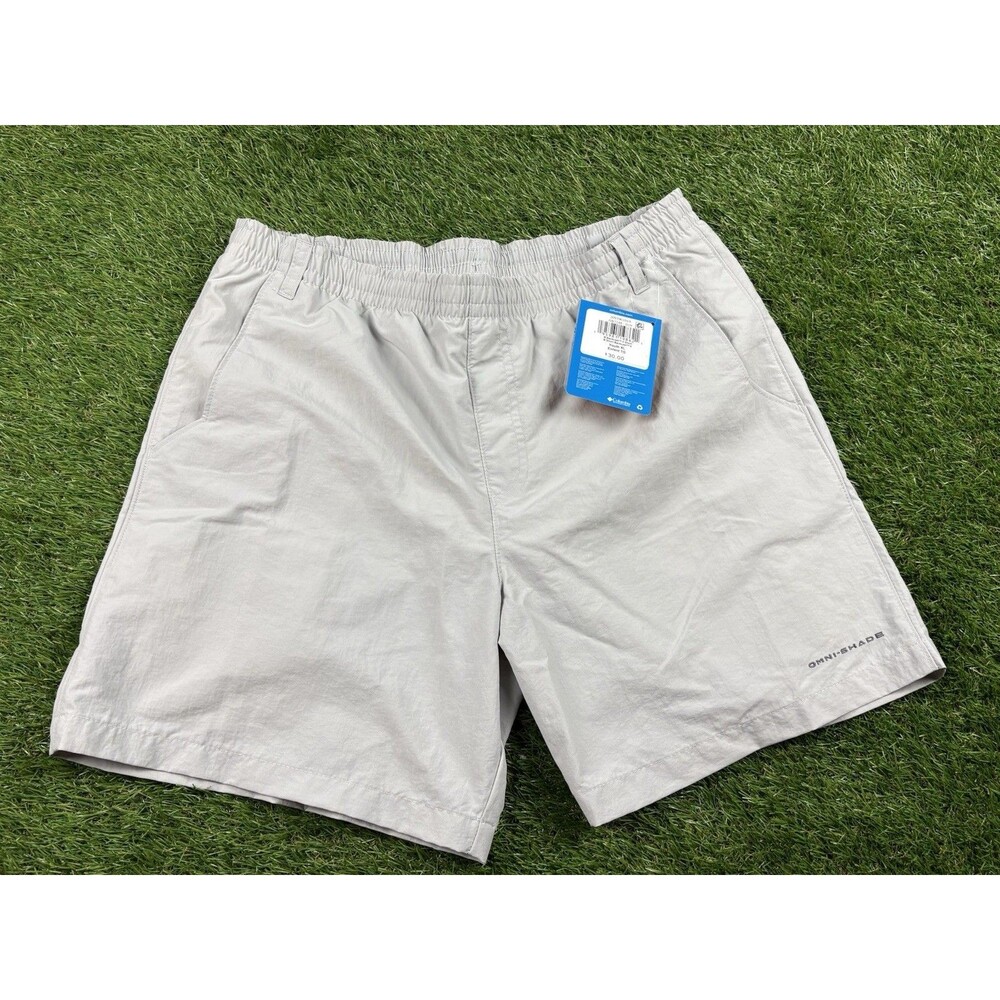 NWT Youth Swim Shorts Quick Dry PFG Backcast II Cool Grey XL Columbia Boys